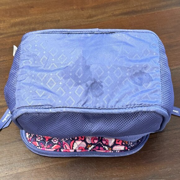 Vera Bradley Travel Cosmetic Magenta Medallion - Picture 5 of 6